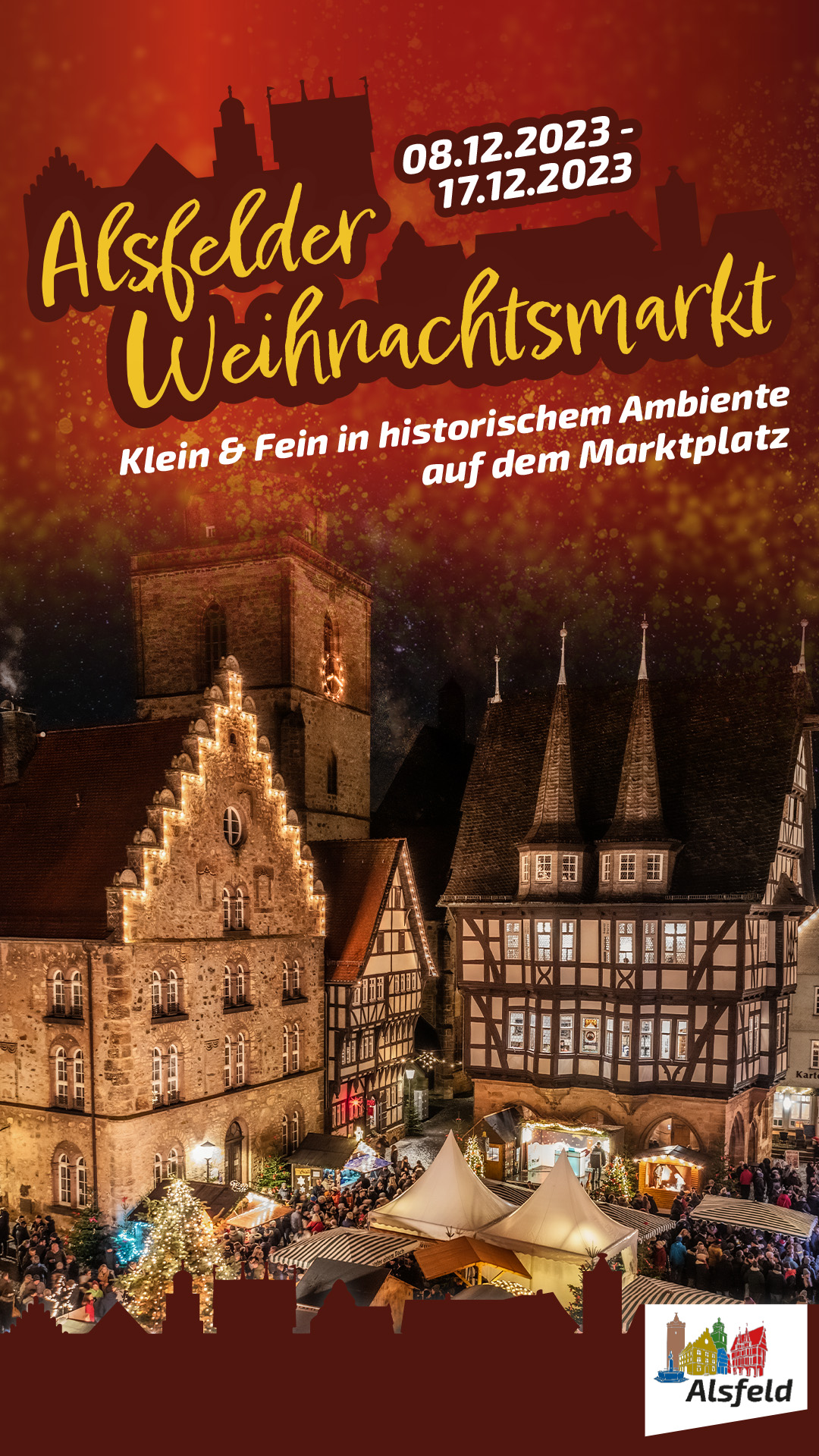 Alsfelder Weihnachtsmarkt Stadt Alsfeld