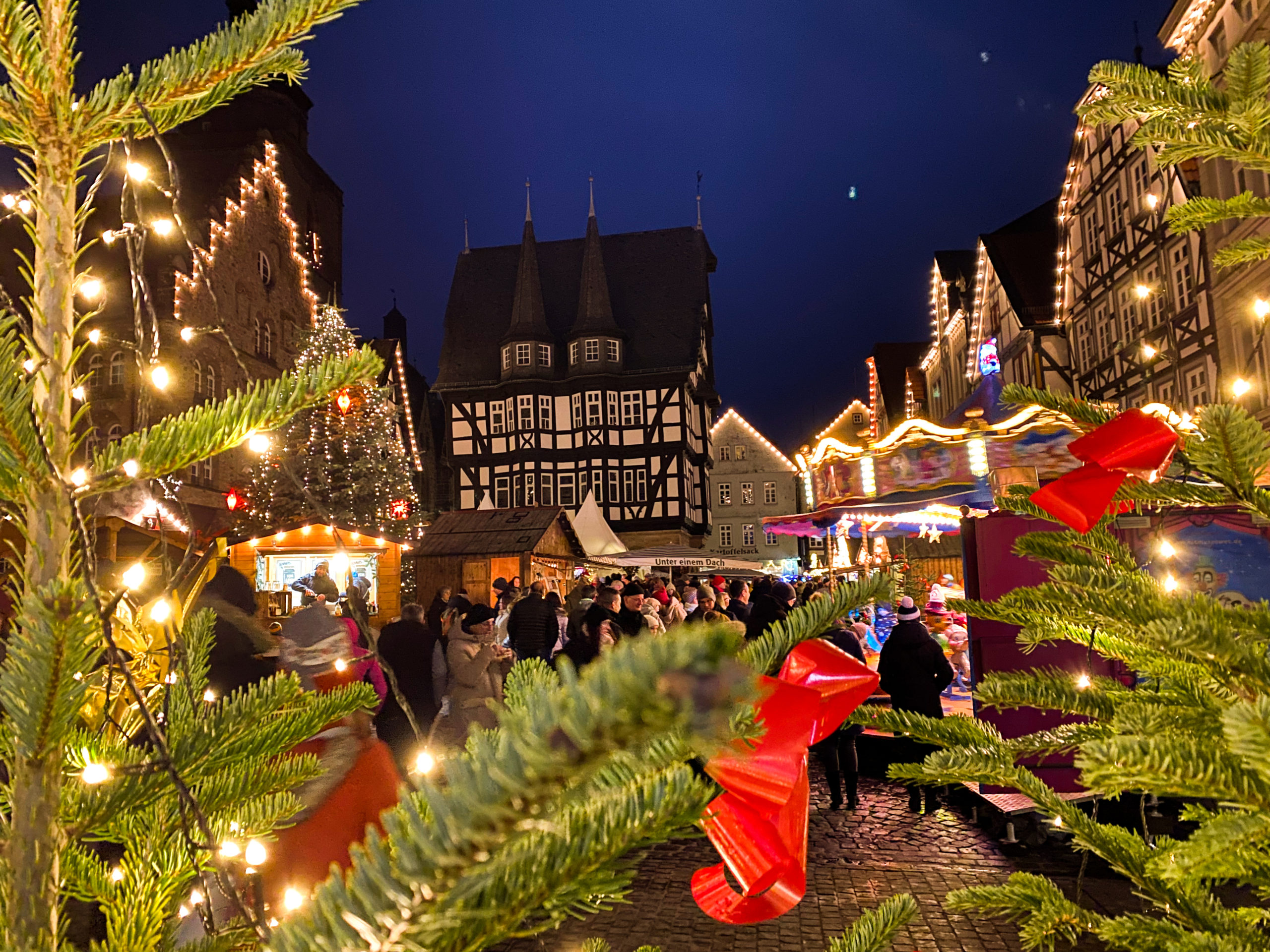 Alsfelder Weihnachtsmarkt Stadt Alsfeld