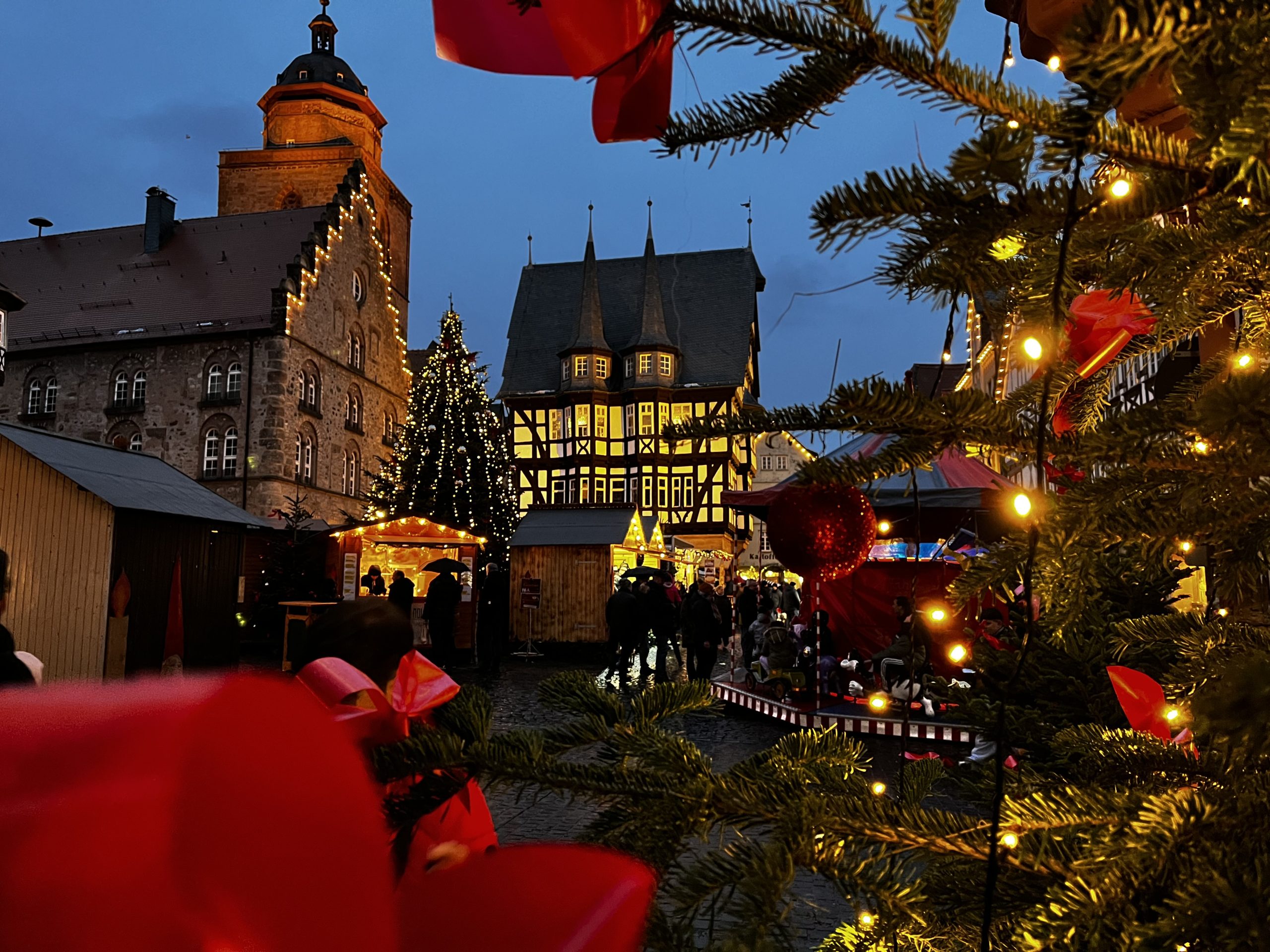 Alsfelder Weihnachtsmarkt Stadt Alsfeld